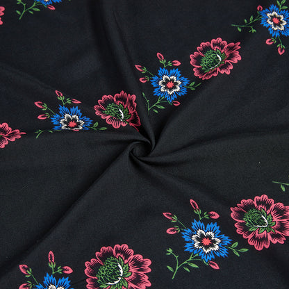 Polyester Flower Pattern Chiffon Fabric - Kool Fabrics