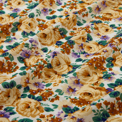 Polyester Flower Pattern Chiffon Fabric - Kool Fabrics