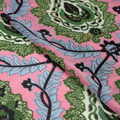 Polyester Ancient Pattern Chiffon Fabric - Kool Fabrics