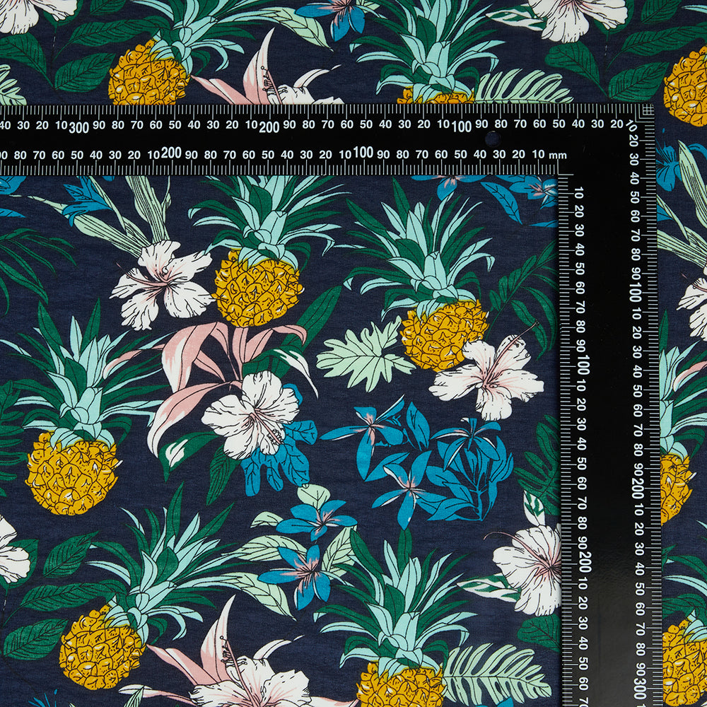 Polyester Flower Pattern Printed Fabric - Kool Fabrics