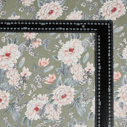 Polyester Flower Pattern Chiffon Fabric - Kool Fabrics