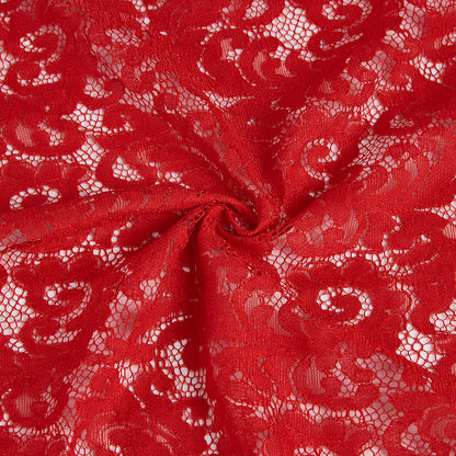 Cotton Polyester Flower Pattern Lace Fabric - Kool Fabrics