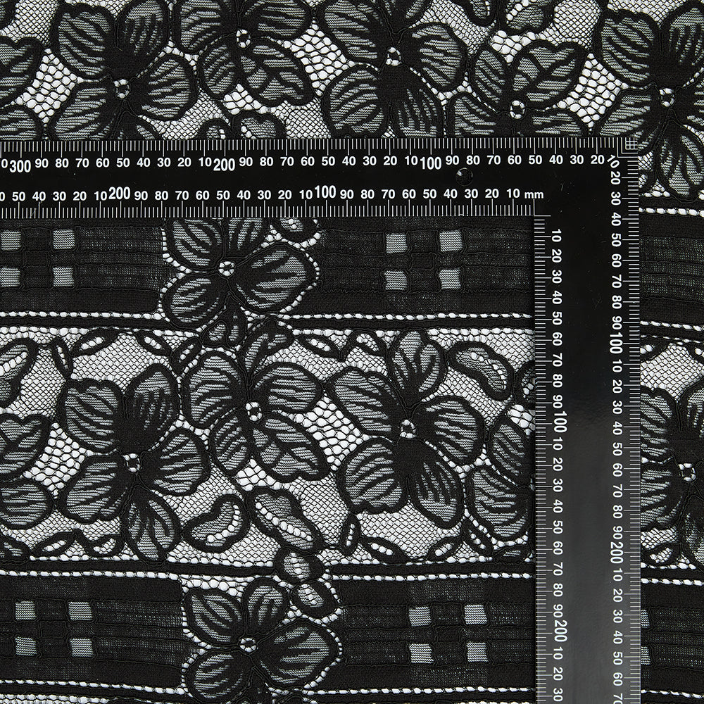 Nylon Flower Pattern Lace Fabric - Kool Fabrics