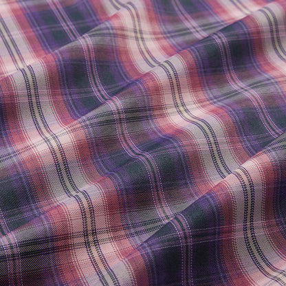 Polyester Check Pattern Twill Fabric