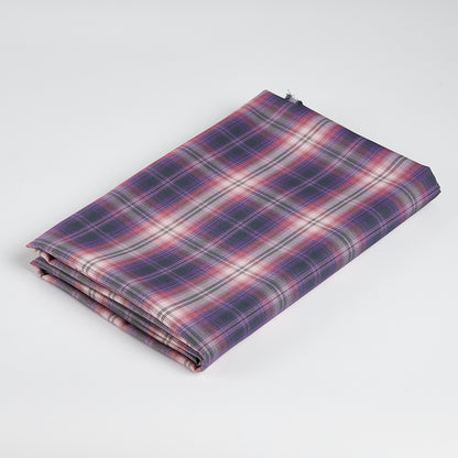 Polyester Check Pattern Twill Fabric