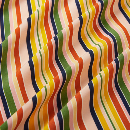 Polyester Stripes Pattern Printed Fabric