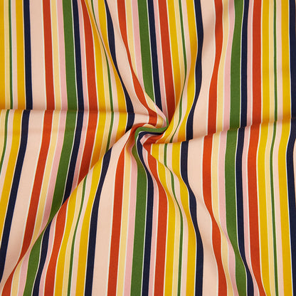 Polyester Stripes Pattern Printed Fabric