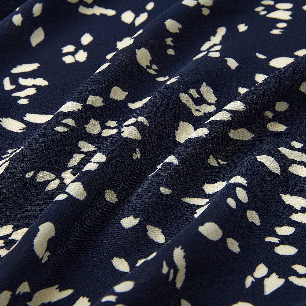 Polyester Flower Pattern Chiffon Fabric