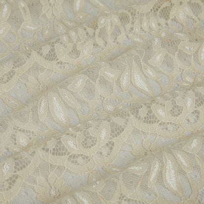 Nylon Flower Pattern Lace Fabric