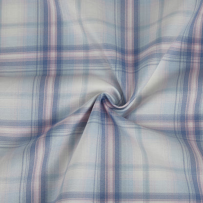 Polyester Check Pattern Twill Fabric