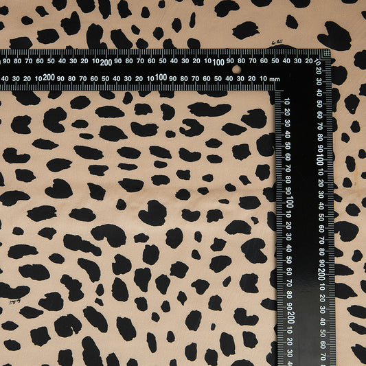 Polyester Animal Print Pattern Satin Fabric