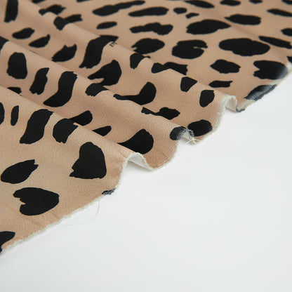 Polyester Animal Print Pattern Satin Fabric