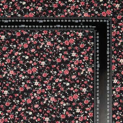 Polyester Flower Pattern Chiffon Fabric