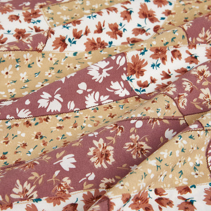 Polyester Flower Pattern Printed Fabric