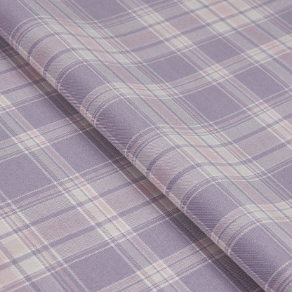 Polyester Check Pattern Twill Fabric