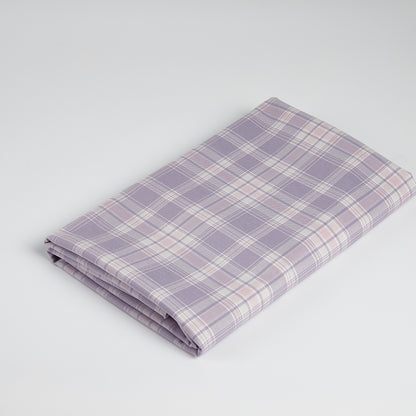 Polyester Check Pattern Twill Fabric