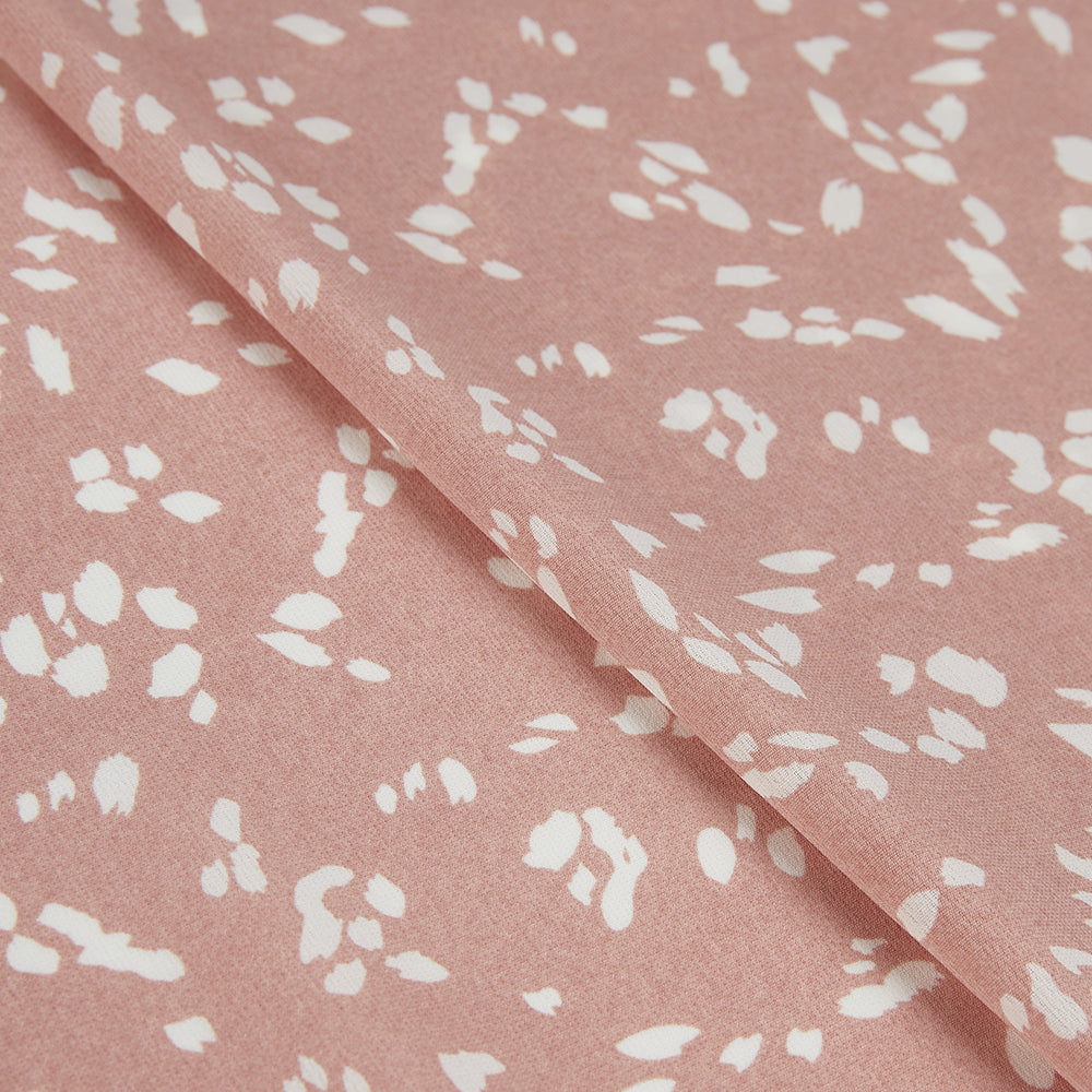 Polyester Flower Pattern Chiffon Fabric