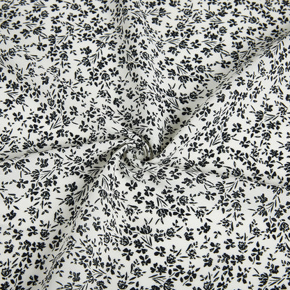 Polyester Flower Pattern Printed Fabric