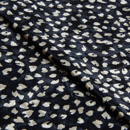 Polyester Spandex Flower Pattern Fabric