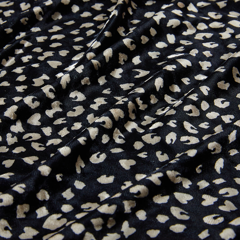 Polyester Spandex Flower Pattern Fabric