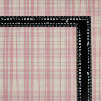 Polyester Check Pattern Twill Fabric