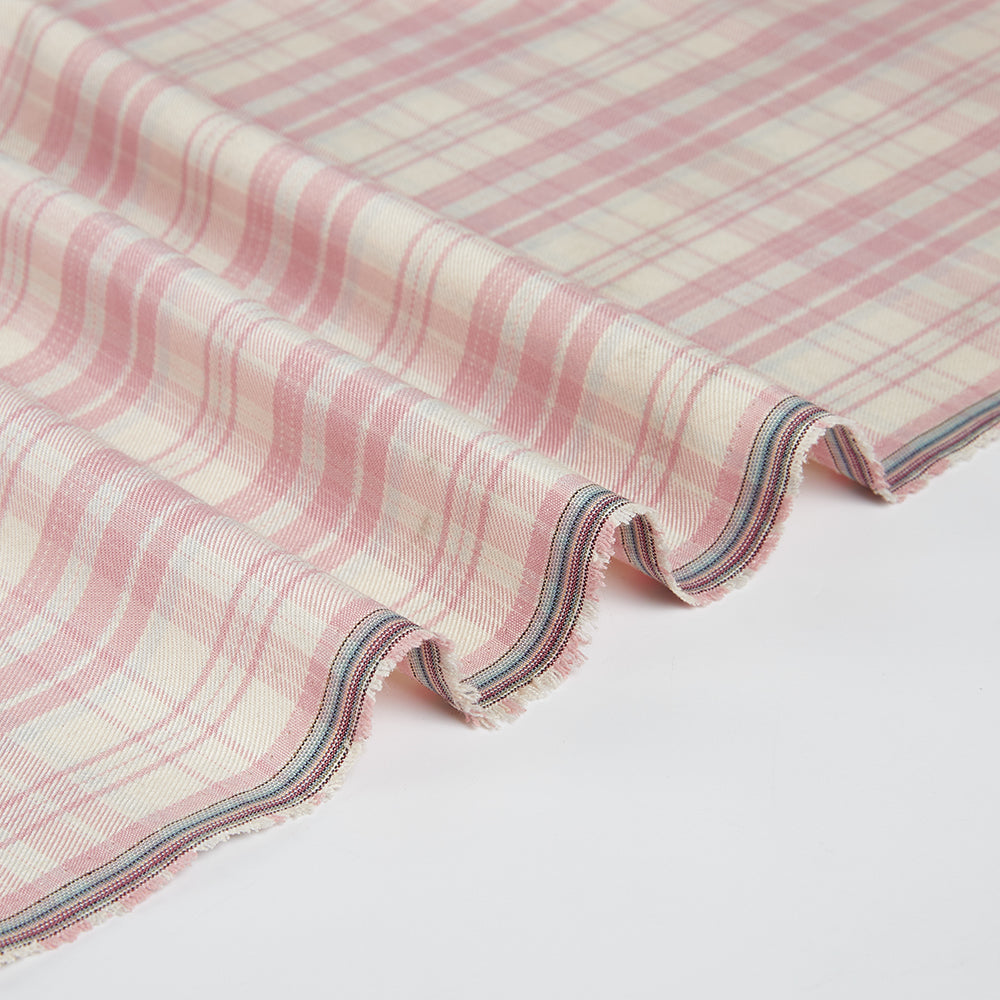 Polyester Check Pattern Twill Fabric