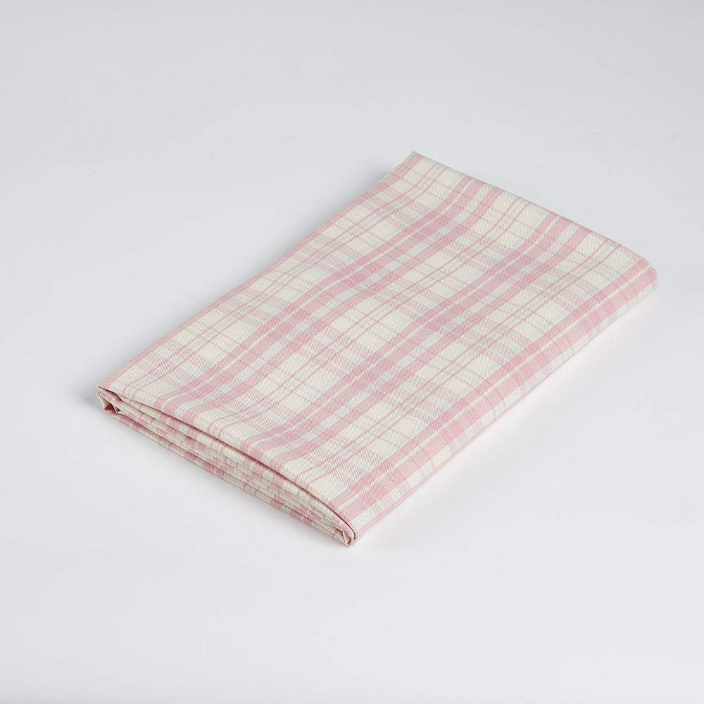 Polyester Check Pattern Twill Fabric