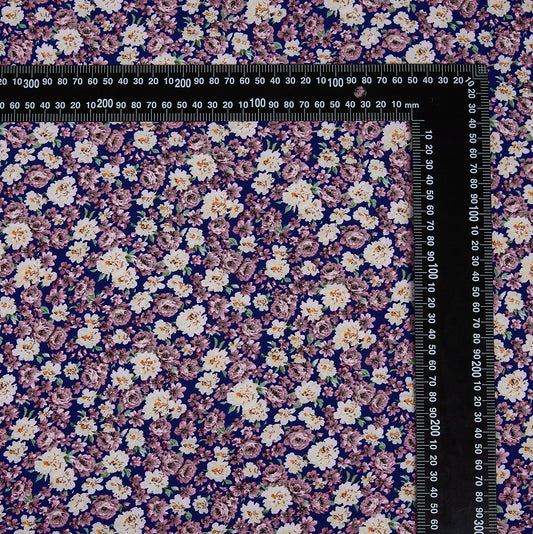 Polyester Flower Pattern Printed Fabric