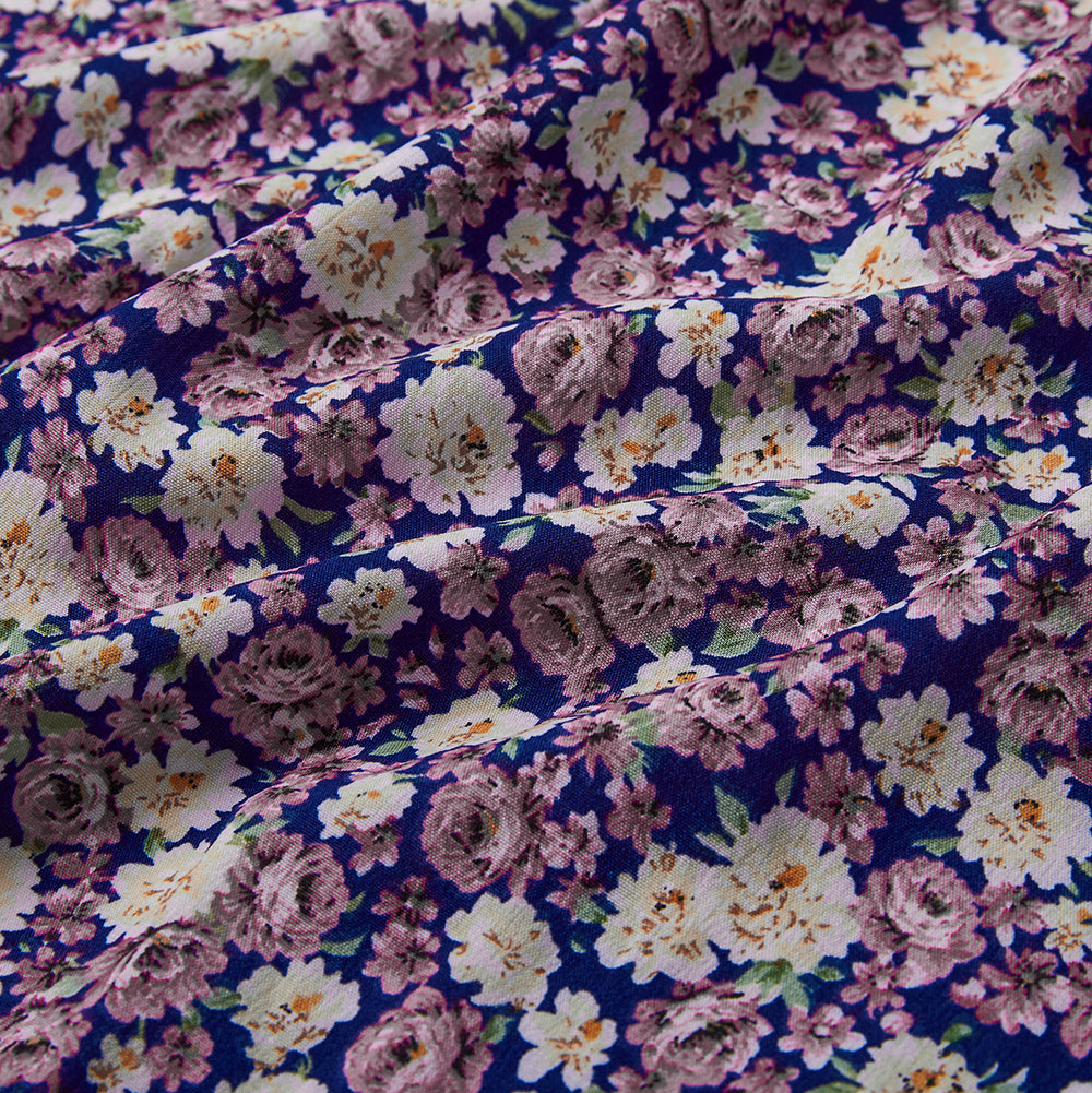 Polyester Flower Pattern Printed Fabric