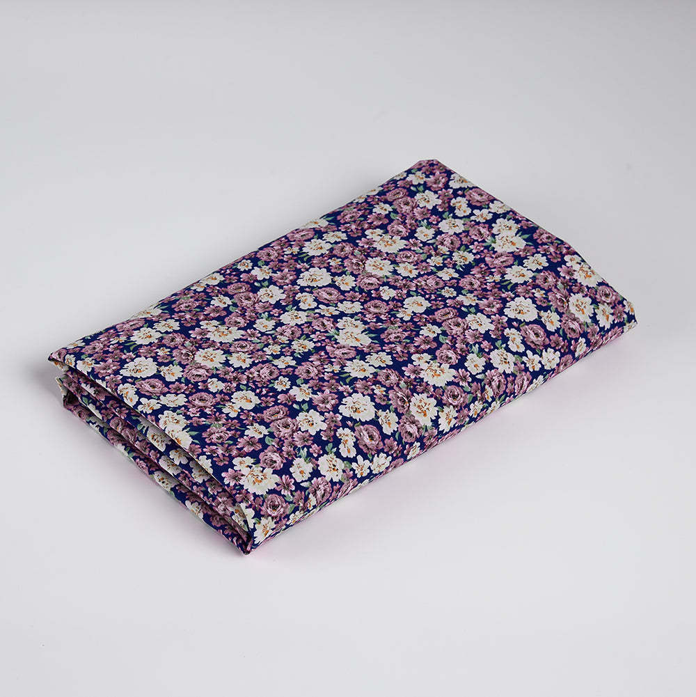 Polyester Flower Pattern Printed Fabric