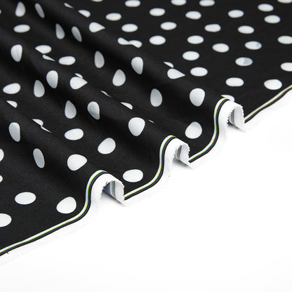 Polyester Polka Dot Pattern Printed Fabric