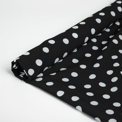 Polyester Polka Dot Pattern Printed Fabric