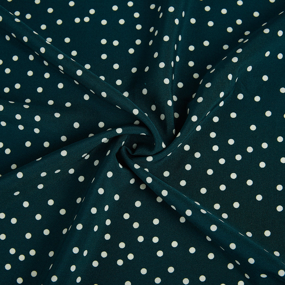 Polyester Dot Pattern Chiffon Fabric