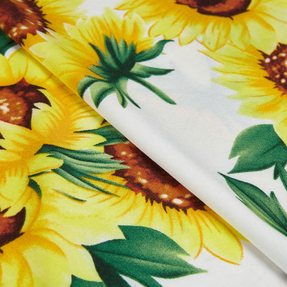 Polyester Flower Pattern Chiffon Fabric