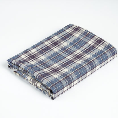 Polyester Check Pattern Twill Fabric