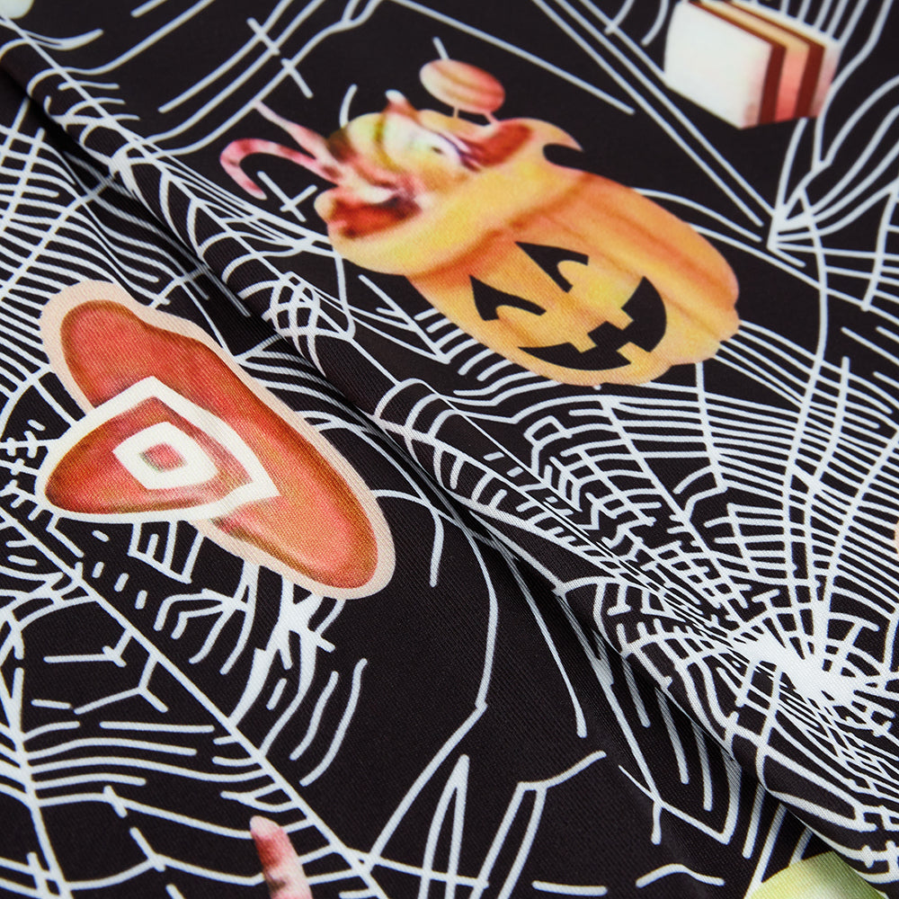 Polyester Spandex Halloween Printed Fabric