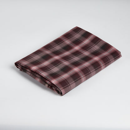 Polyester Check Pattern Twill Fabric