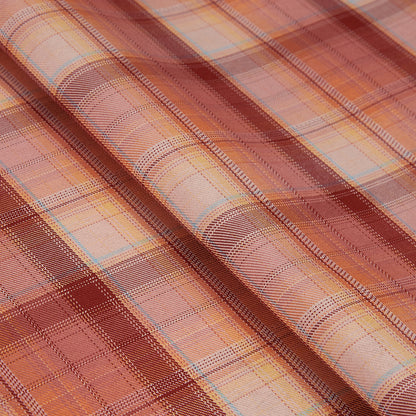 Polyester Check Pattern Twill Fabric